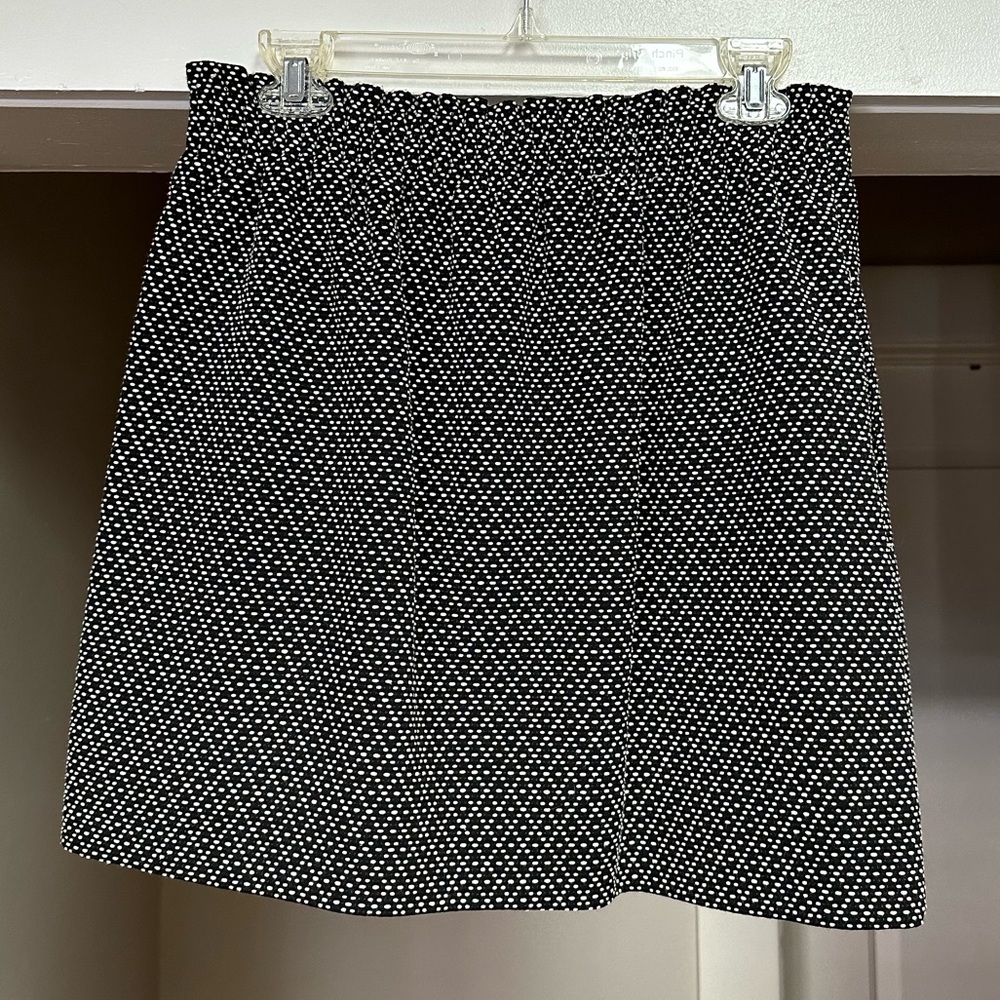 J. Crew Black and White Skirt